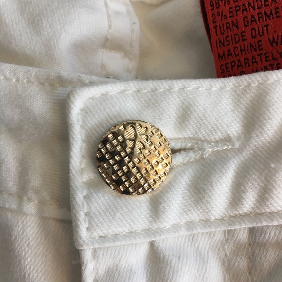 V Cristina White Sequin Embellished Jeans, 12 - Picture 7 of 8